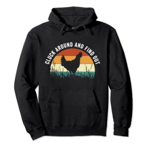 Find Out Funny Chicken Pullover Hoodie